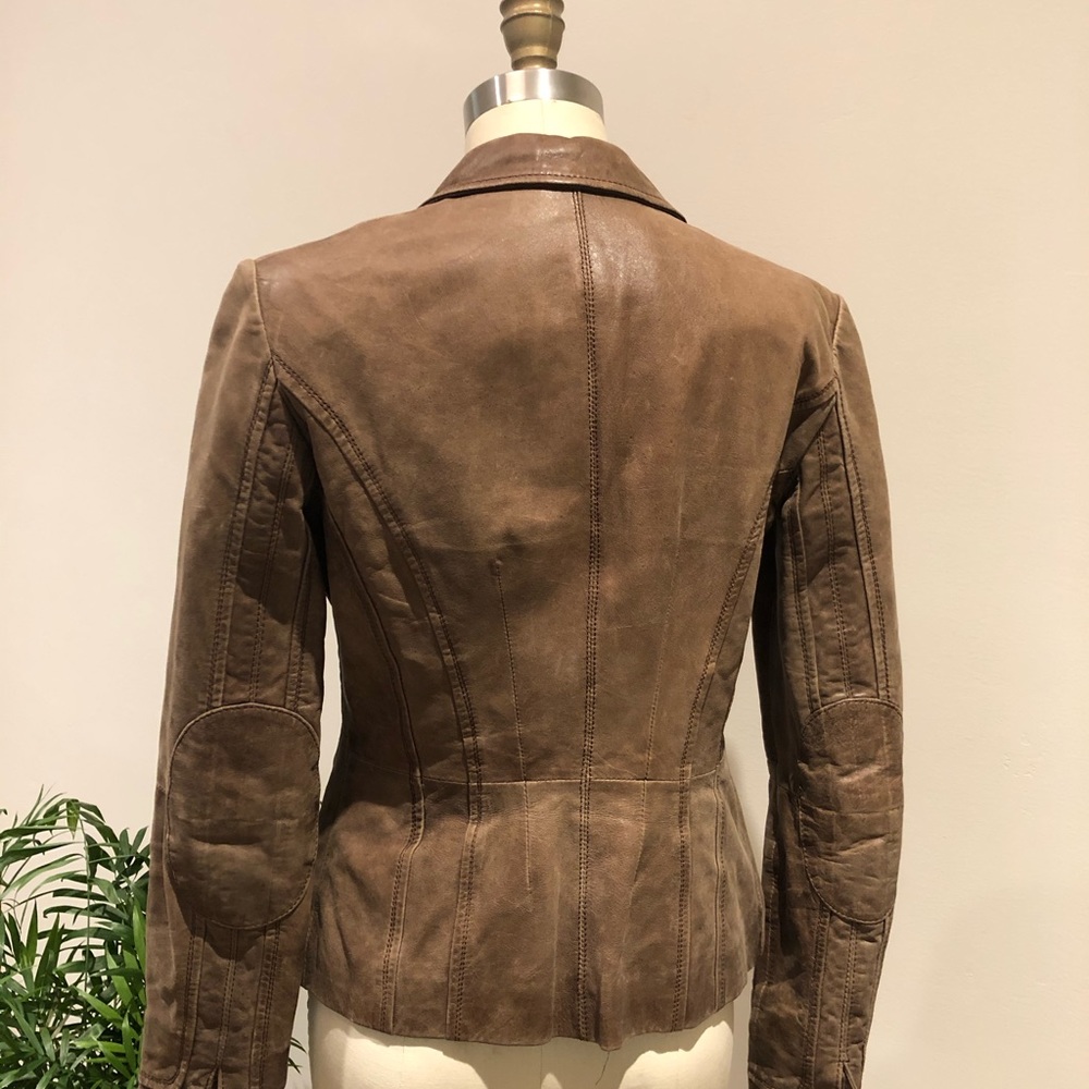 Brown Leather Jacket - image 4